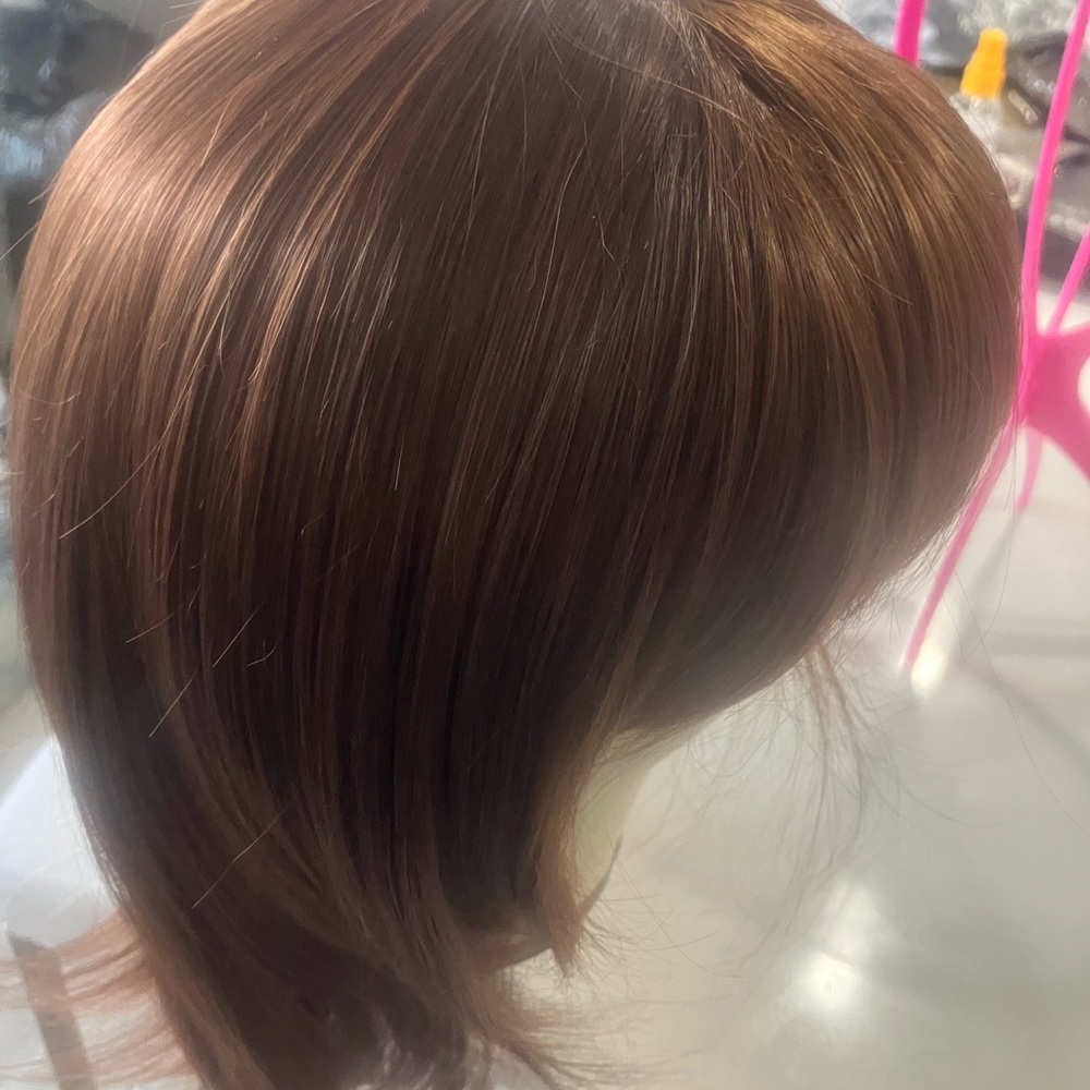 Reddish brown wig